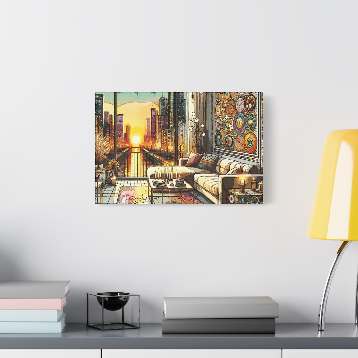 My Happy Place- Art- Gallery Wrapped- Satin Stretched Canvas Gallery Wraps - No Frame Needed