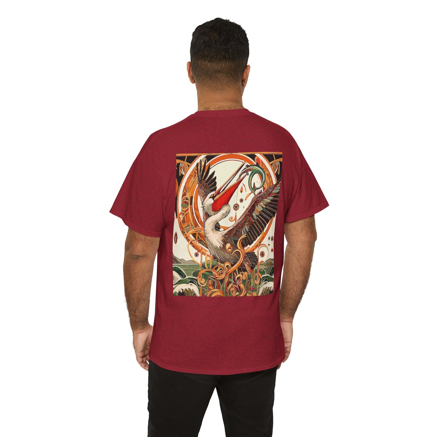 Magnificent Bird - Amazing Unisex Heavy Cotton Short Sleeve Tee Shirts!