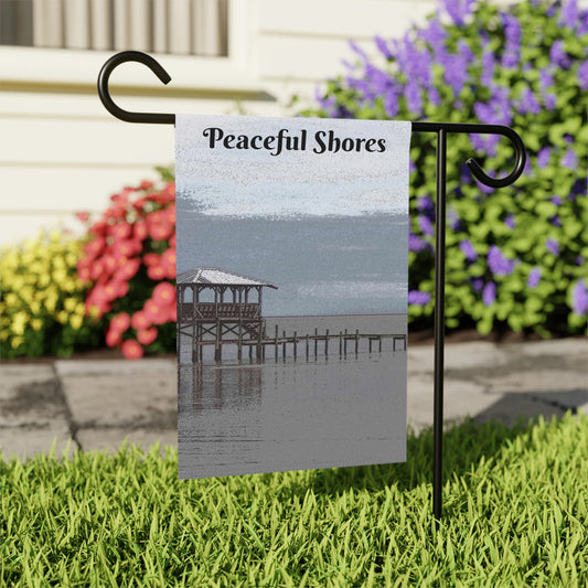 Peaceful Shores. Garden & House Banner