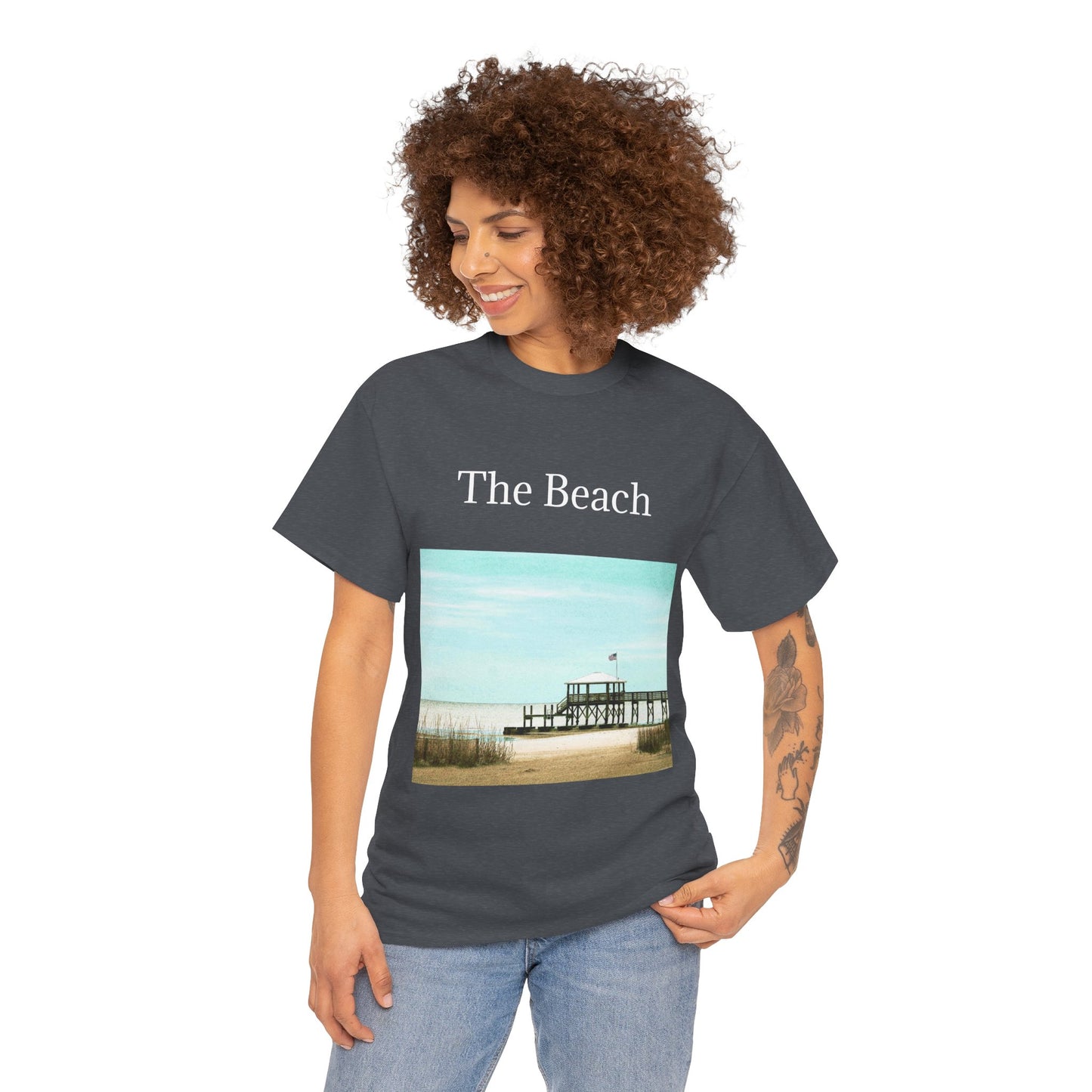 The Beach- Amazing Unisex Heavy Cotton Short Sleeve Tee Shirts!