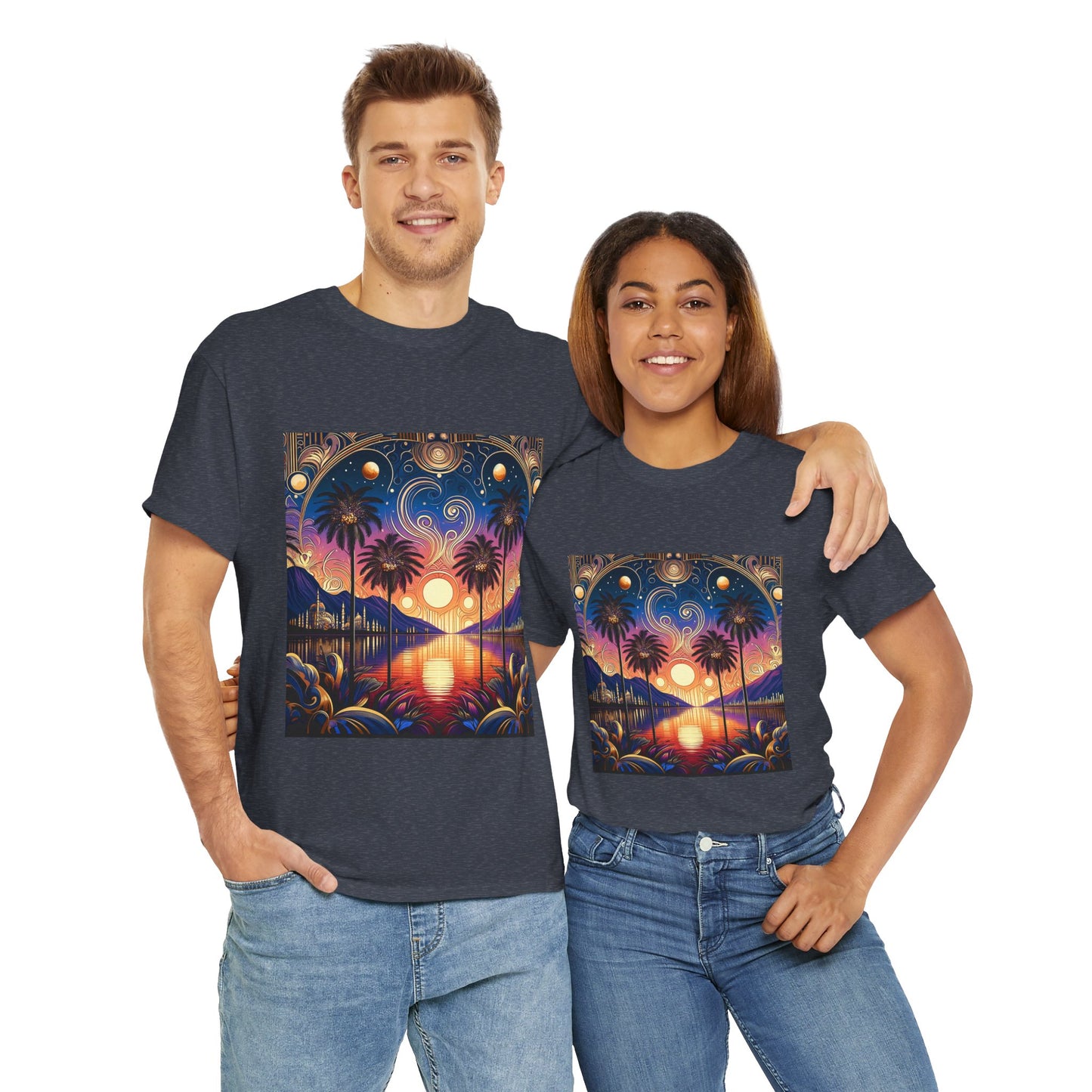 Tropical Dream- Amazing Unisex Heavy Cotton Short Sleeve Tee Shirts!
