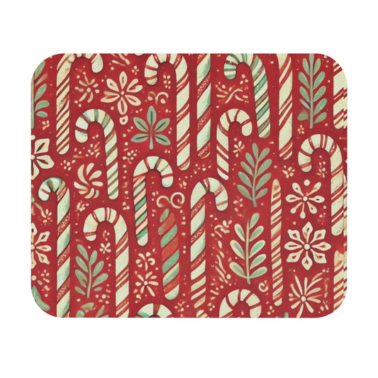 Primitive Candy Cane Mousepad