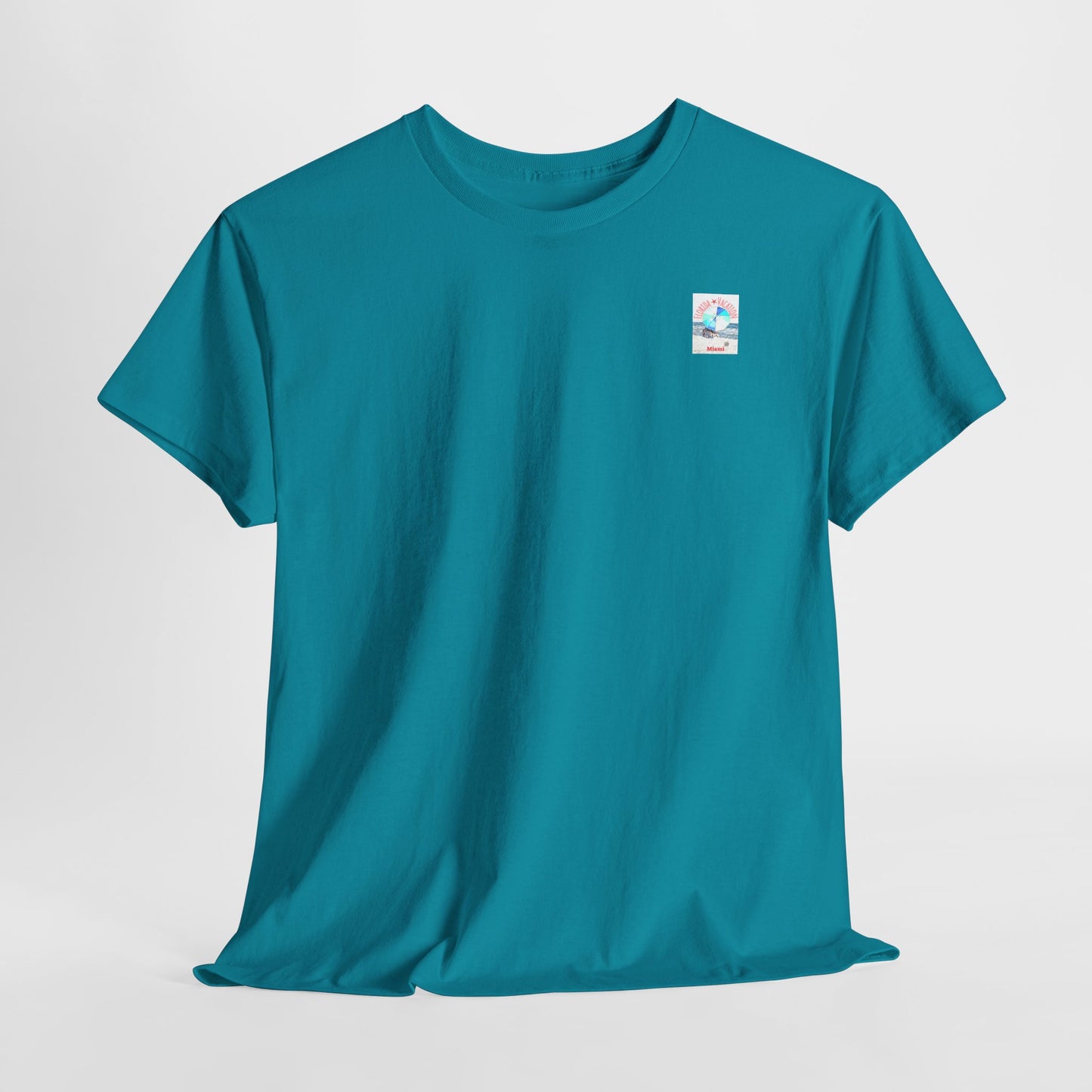 Florida Vacation Miami - Amazing Unisex Heavy Cotton Short Sleeve Tee Shirts!