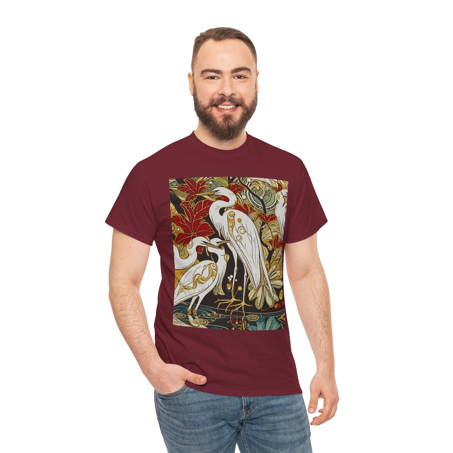 Gorgeous Birds Amazing Unisex Heavy Cotton Short Sleeve Tee Shirts!