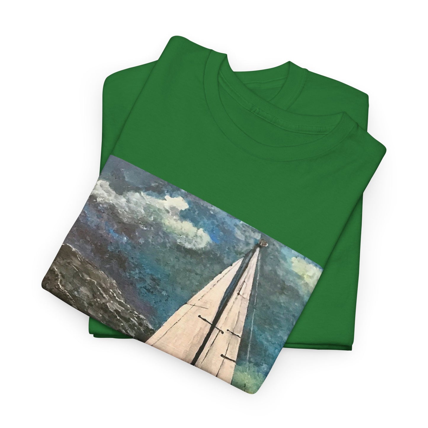 Tropical Sailing - Amazing Unisex Heavy Cotton Short Sleeve Tee Shirts!