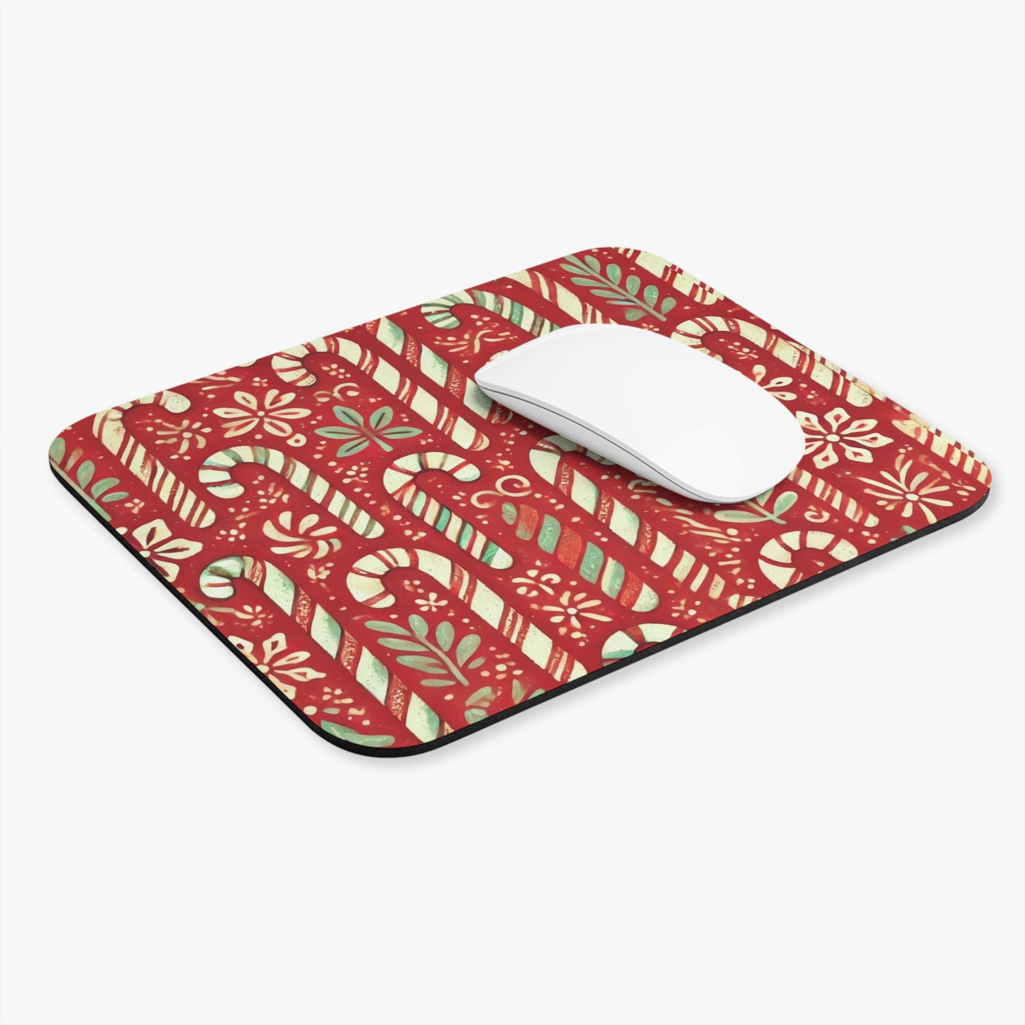 Primitive Candy Cane Mousepad