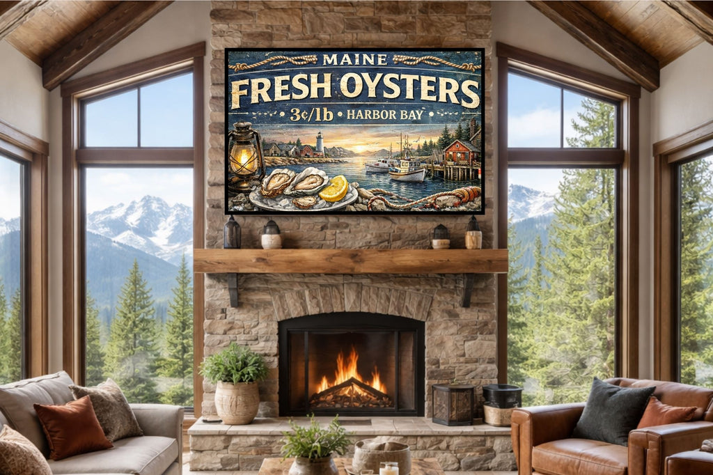Fresh Oysters from Harbor Bay Art| Canvas Prints - Giclee on Paper - Wood And Metal Panels