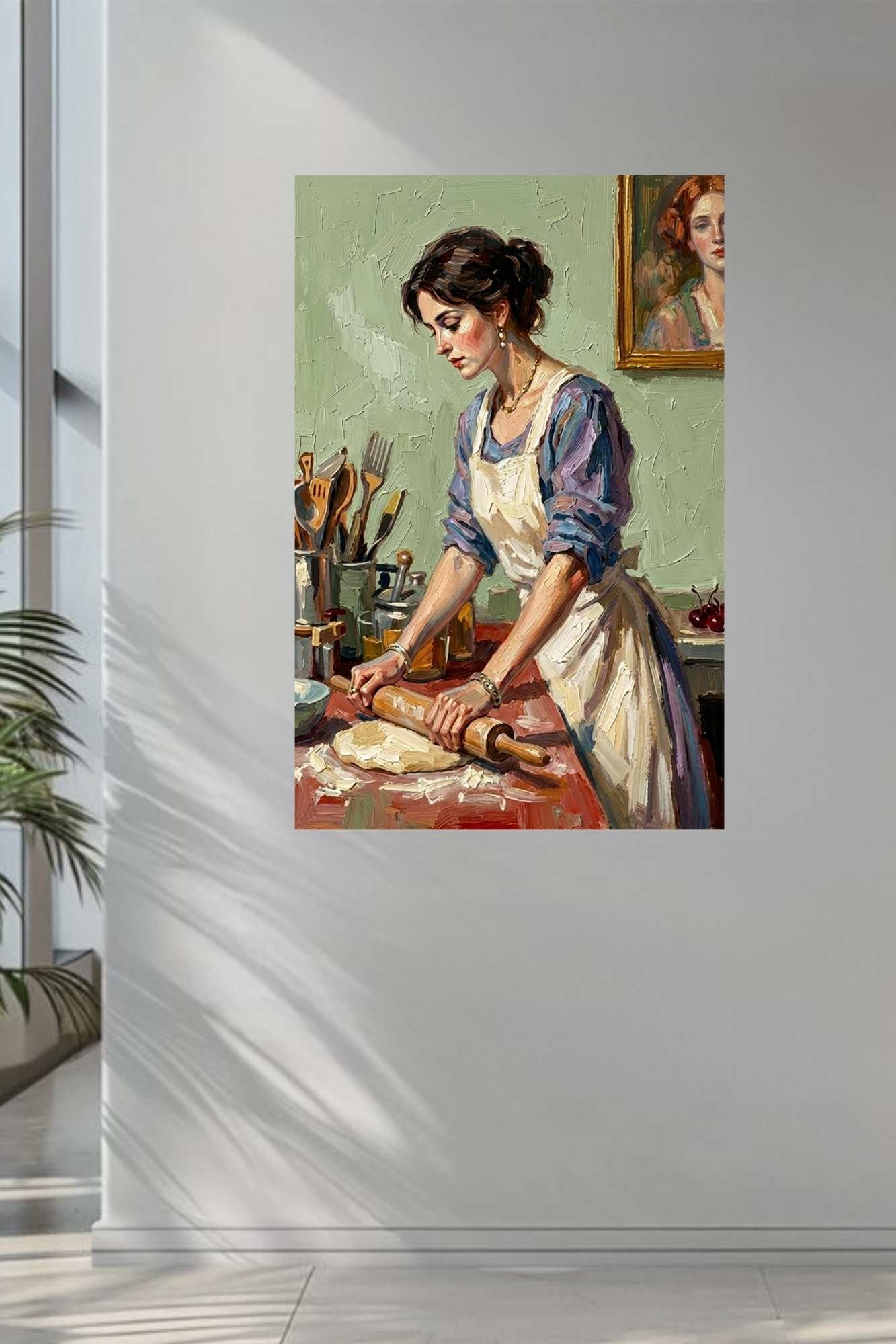 The Baker's Family Pie Recipe | Farmhouse Print| Kitchen Art | Giclée Paper • Wood • Metal • Canvas