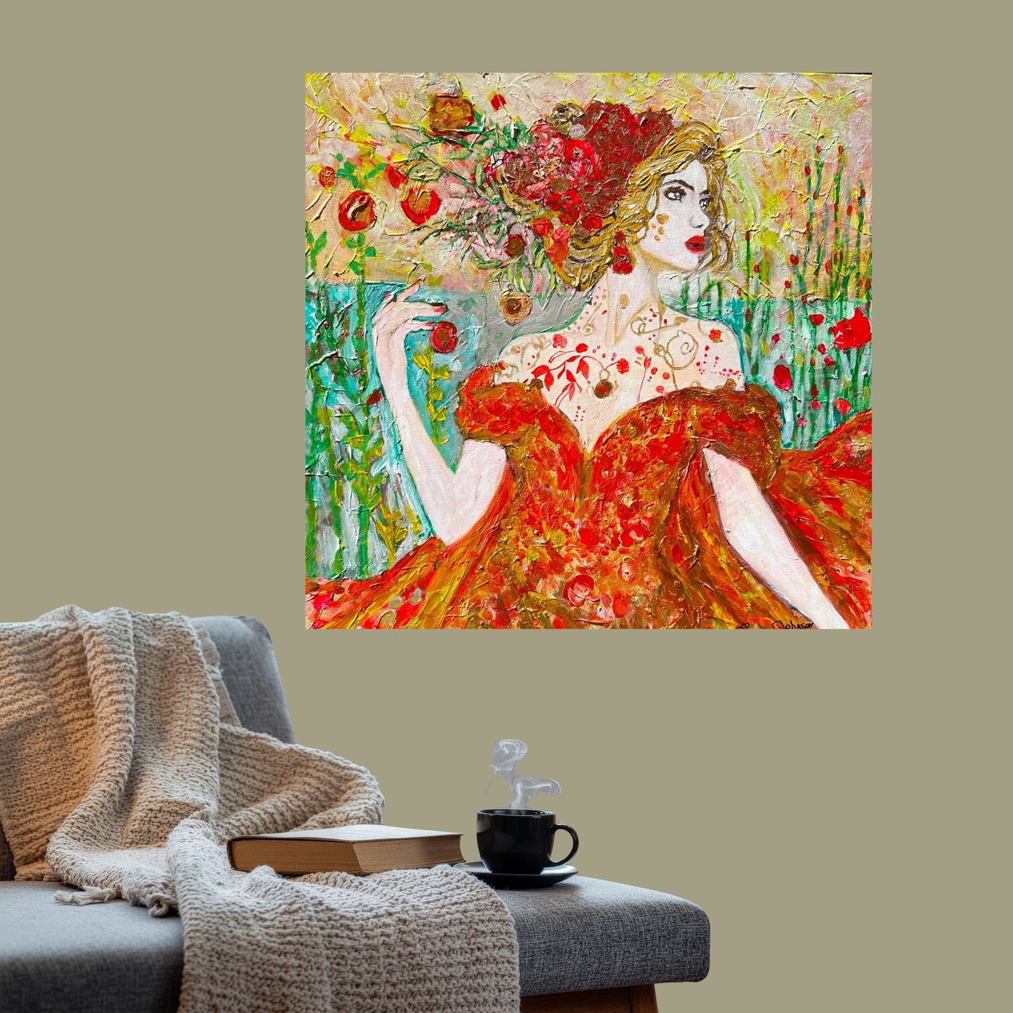 The Queen of Spring- Art Giclee Paper- Wood- Metal- Canvas
