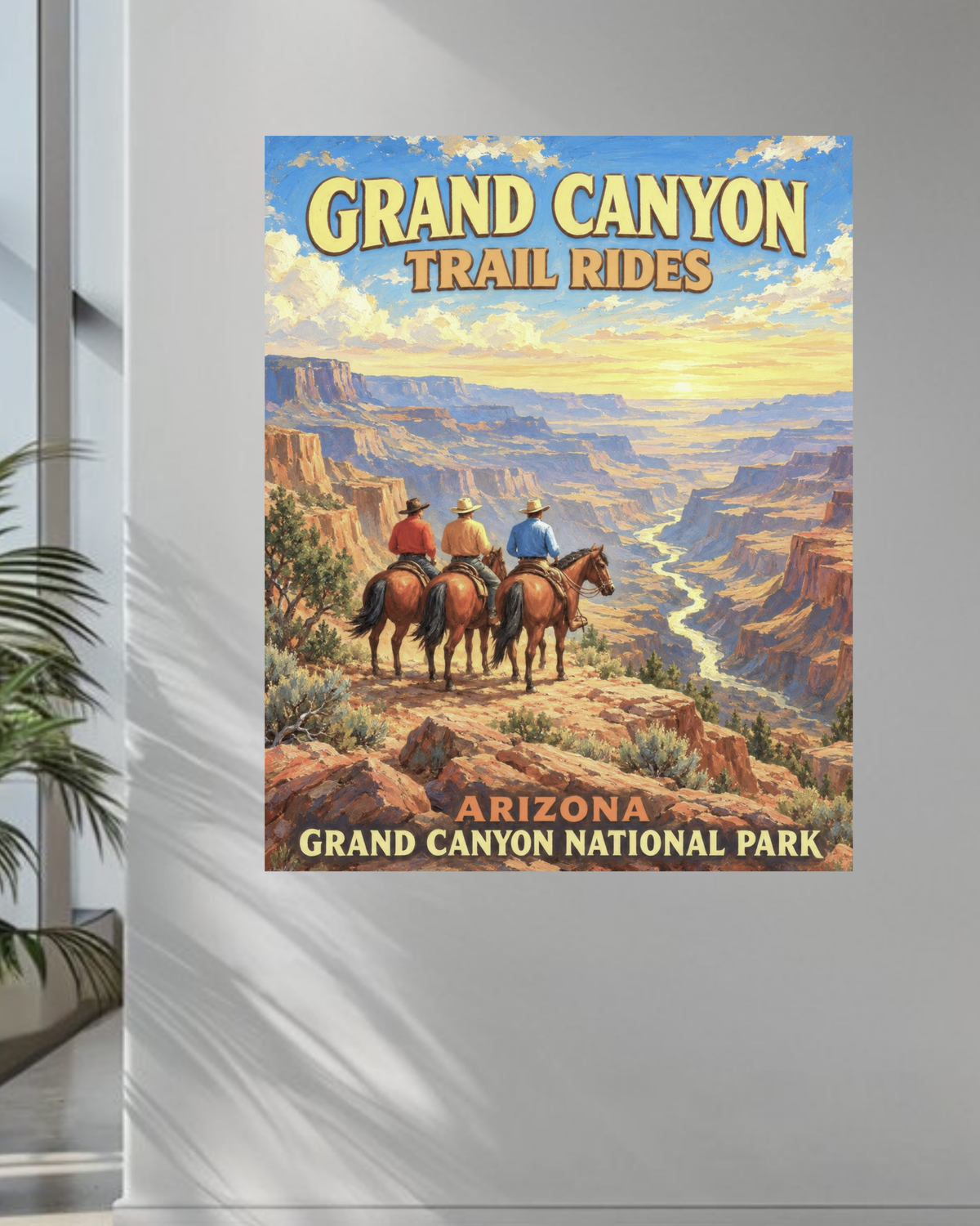 Grand Canyon Trail Rides| Prints, Canvas, Wood, or Metal Art