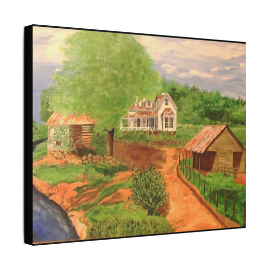 North Georgia Farm- Art- Gallery Wrapped- Satin Stretched Canvas Gallery Wraps - No Frame Needed