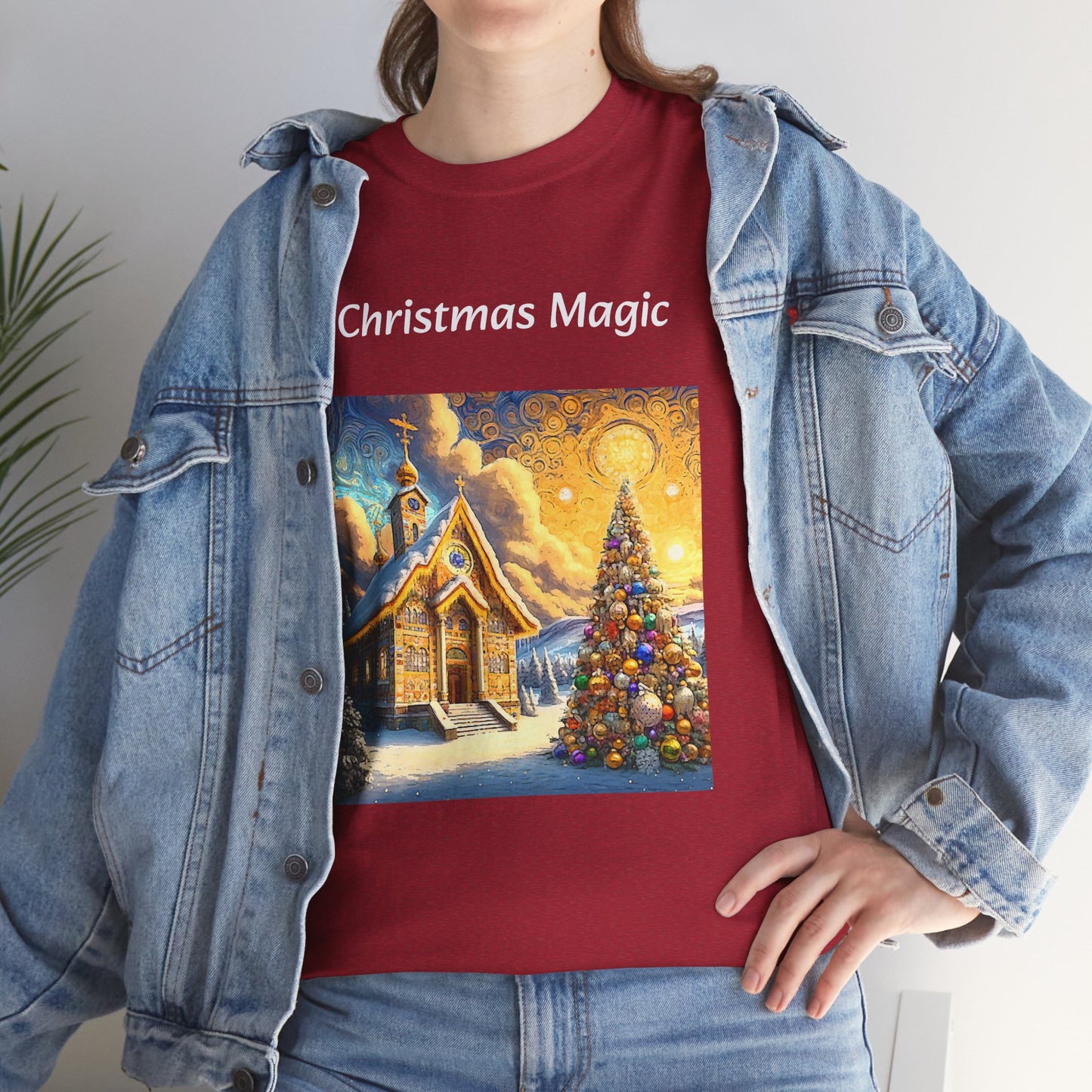Magic Christmas Amazing Unisex Heavy Cotton Short Sleeve Tee Shirts!