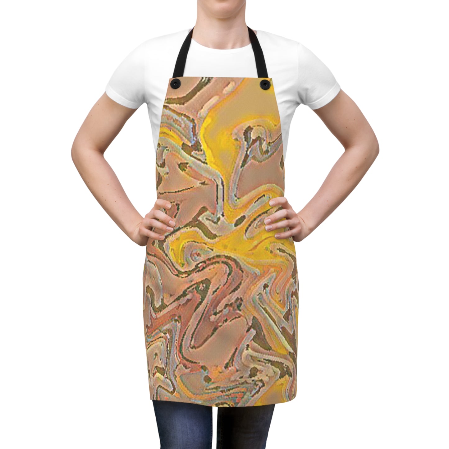Falling Leaves Abstract Apron