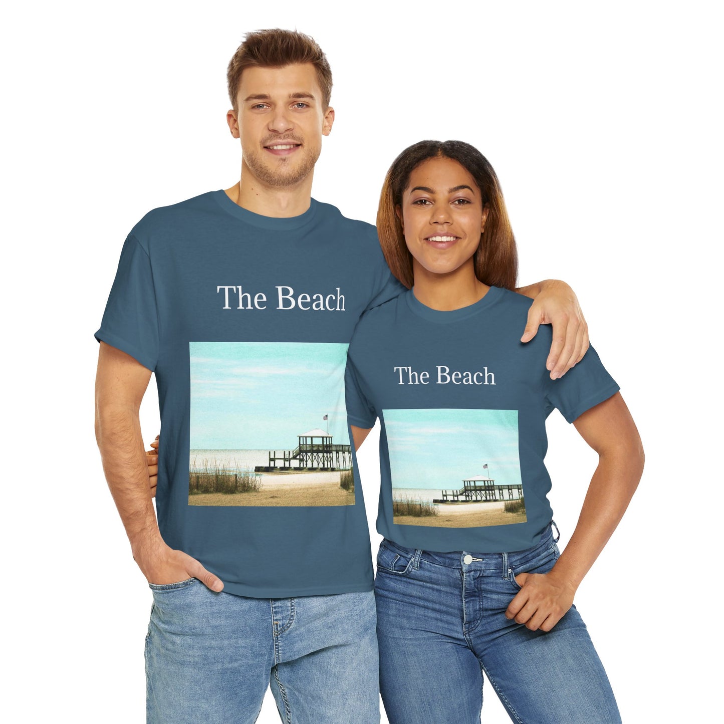 The Beach- Amazing Unisex Heavy Cotton Short Sleeve Tee Shirts!