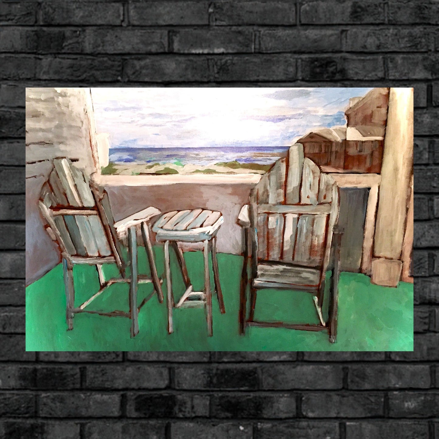 Back Porch Dreaming| Tropical Beach Art| Life in Tropical Area| Giclee Paper- Wood- Metal- Canvas