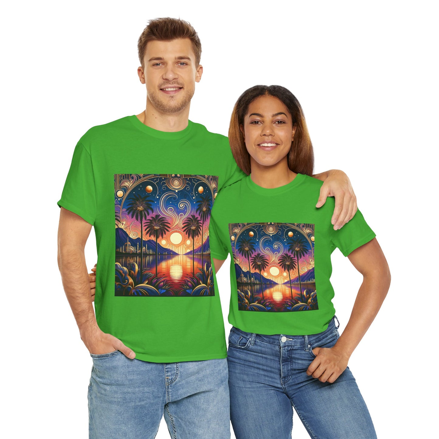 Tropical Dream- Amazing Unisex Heavy Cotton Short Sleeve Tee Shirts!