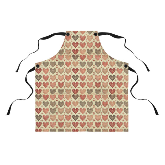 Boho Valentine Heart Apron