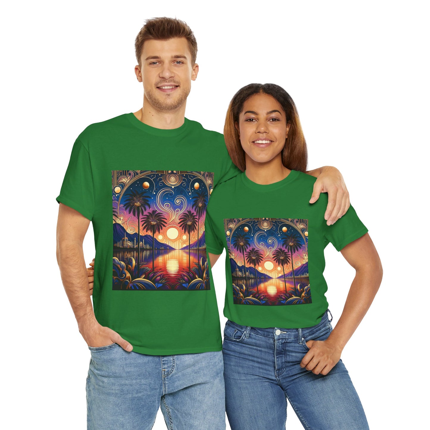 Tropical Dream- Amazing Unisex Heavy Cotton Short Sleeve Tee Shirts!