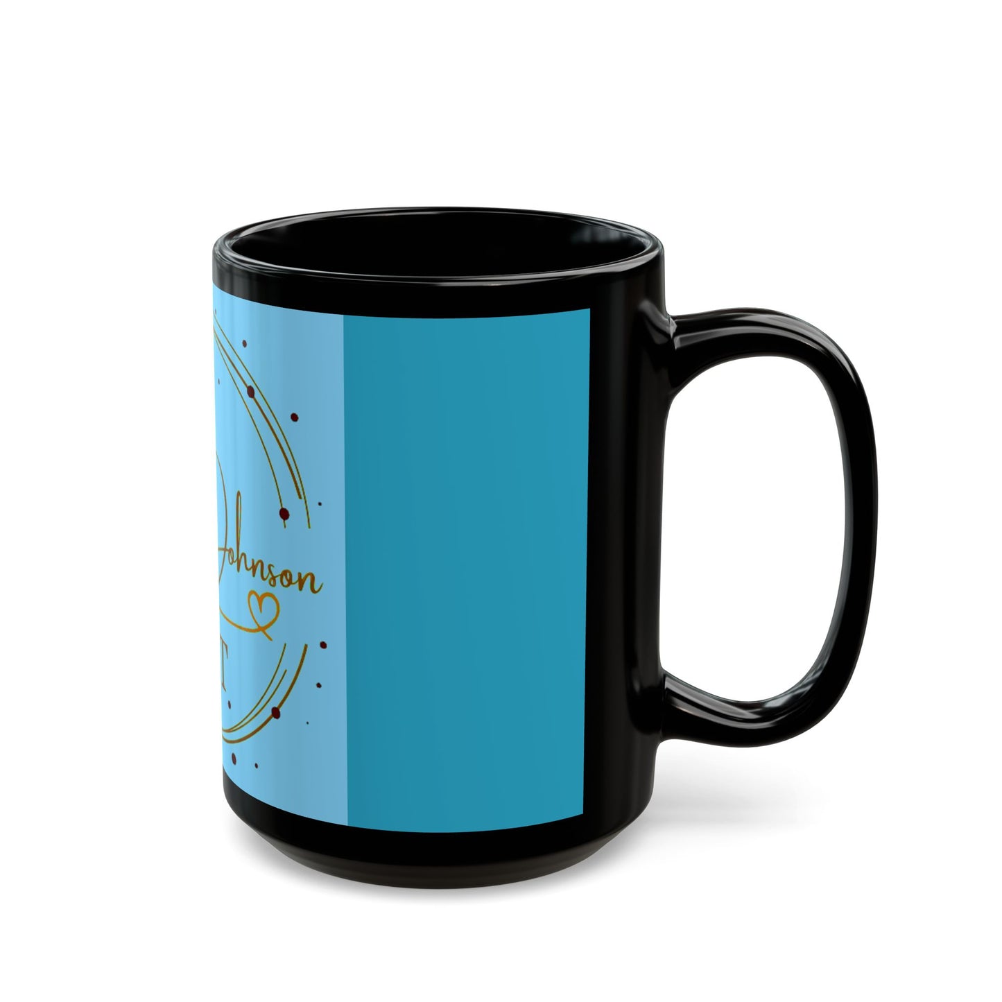 Teresa Johnson Art - 11 oz or 15 oz Ceramic Black Mugs