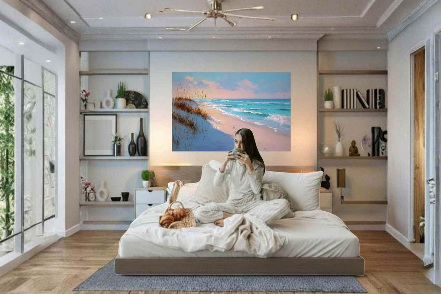 Moody Shores | Coastal Print| Beach Wall Art | Ocean Landscape Print | Giclée on Paper, Canvas, Wood, Metal
