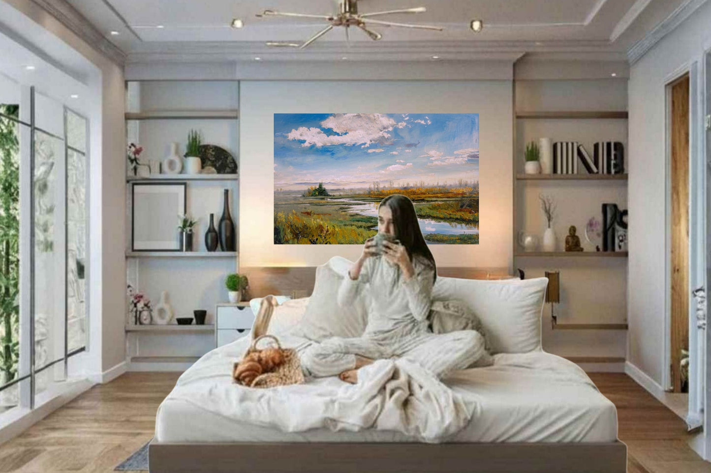 Allison's Cow and Calf Fine| Original Teresa Johnson Print | Western Decor |-Giclee Paper- Wood- Metal- Canvas