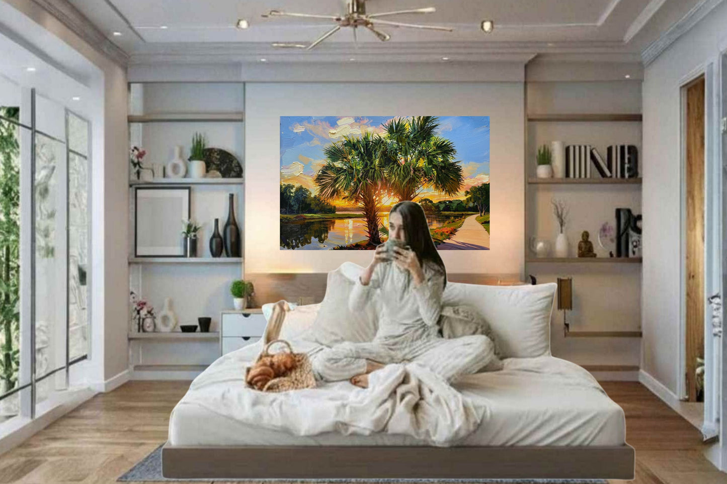 Florida Waterway| Coastal Print| Tropical Water Art| Giclee Paper- Wood- Metal- Canvas