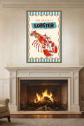 Perfect Lobster, Coastal Food, Maine, Prints, Canvas, Wood, or Metal Art