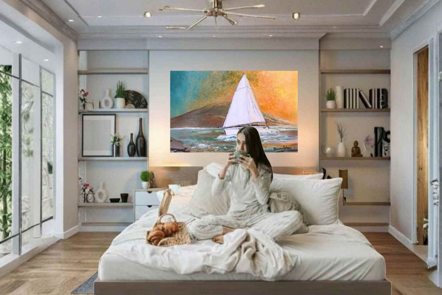 Evening Passage | Print of Teresa Johnson Original | Giclee Paper - Wood - Metal - Canvas
