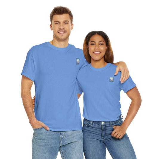 White Egret- Amazing Unisex Heavy Cotton Short Sleeve Tee Shirts!