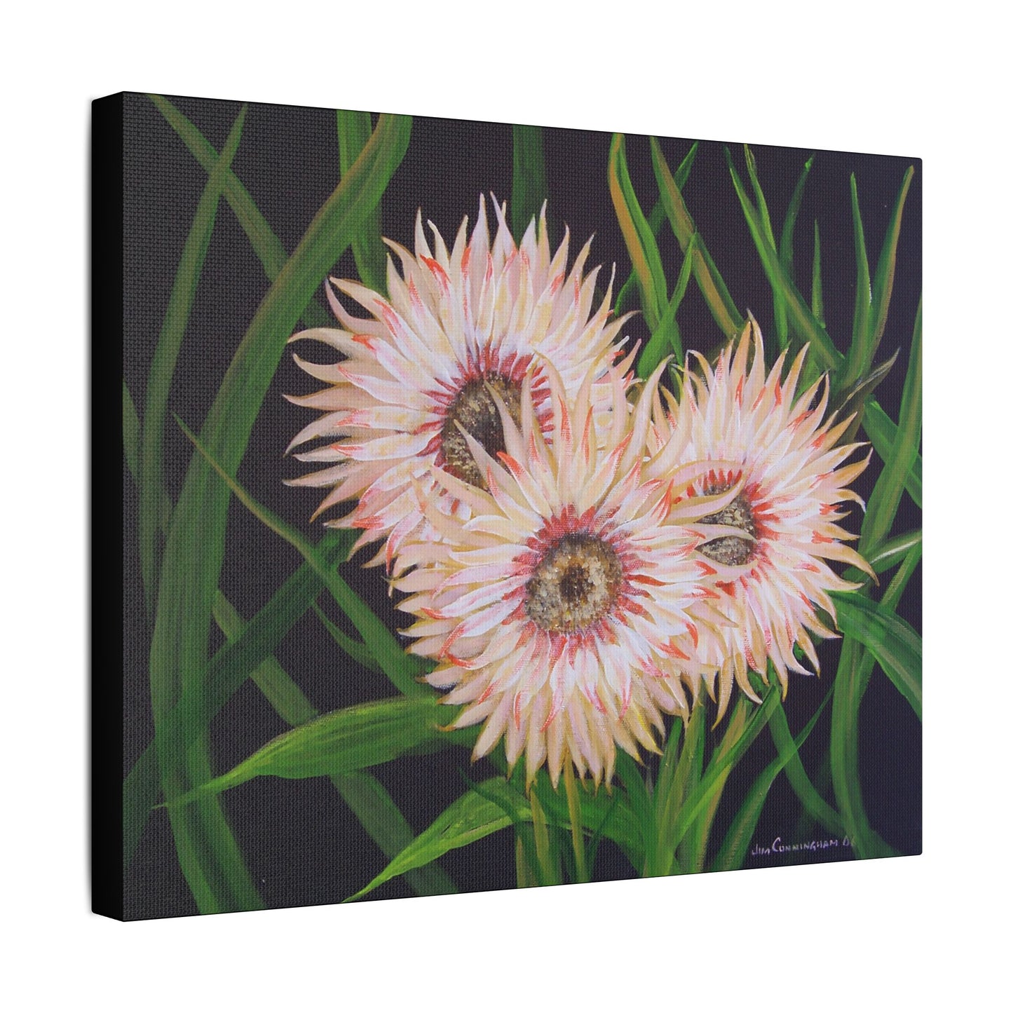 Garden's Glory- Art- Gallery Wrapped- Satin Stretched Canvas Gallery Wraps - No Frame Needed