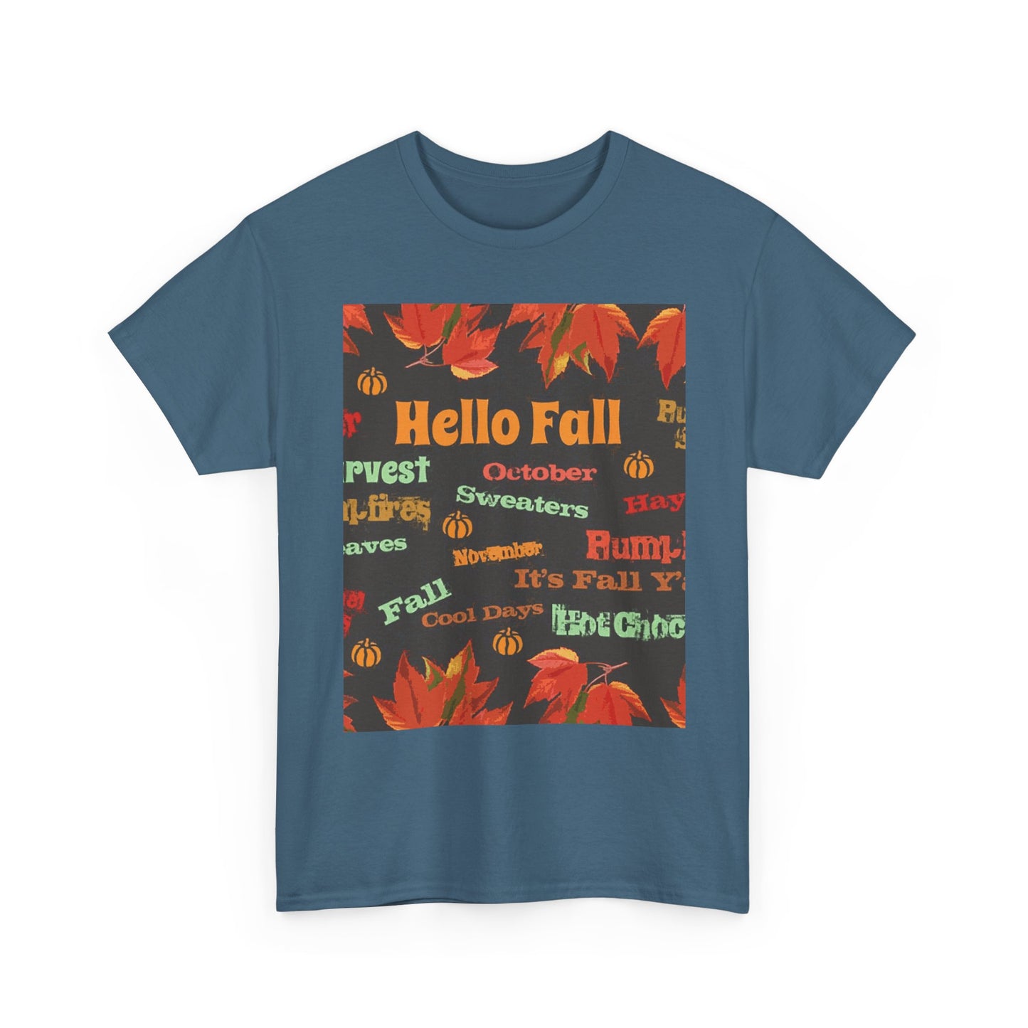 Hello Fall -Amazing Unisex Heavy Cotton Short Sleeve Tee Shirts!