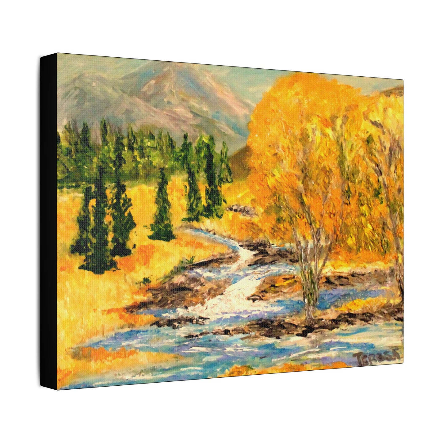 Colorado Morning - Art- Gallery Wrapped- Satin Stretched Canvas Gallery Wraps - No Frame Needed