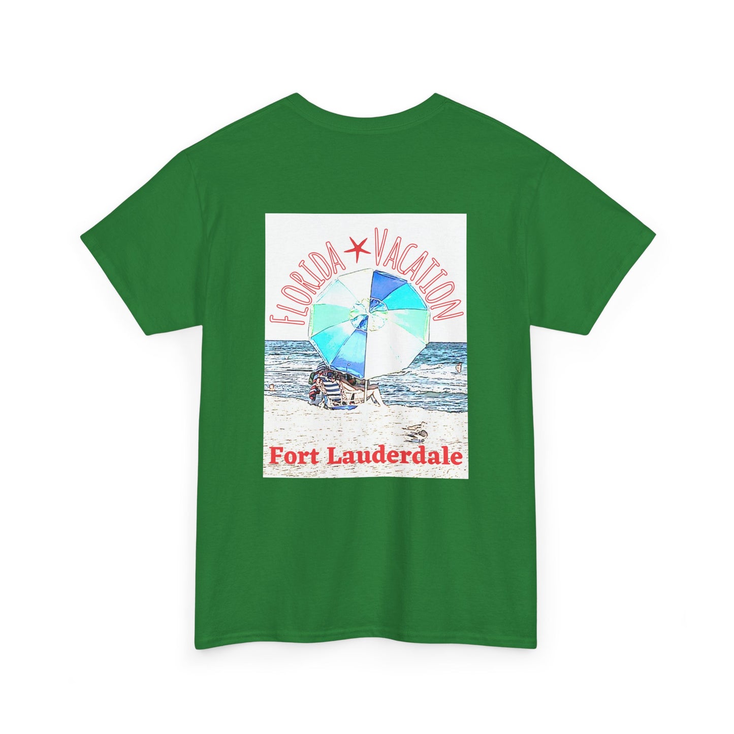 Florida Vacation Fort Lauderdale - Amazing Unisex Heavy Cotton Short Sleeve Tee Shirts!