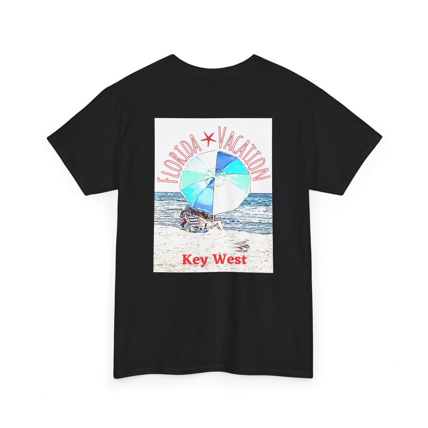Florida Vacation Key West - Amazing Unisex Heavy Cotton Short Sleeve Tee Shirts!