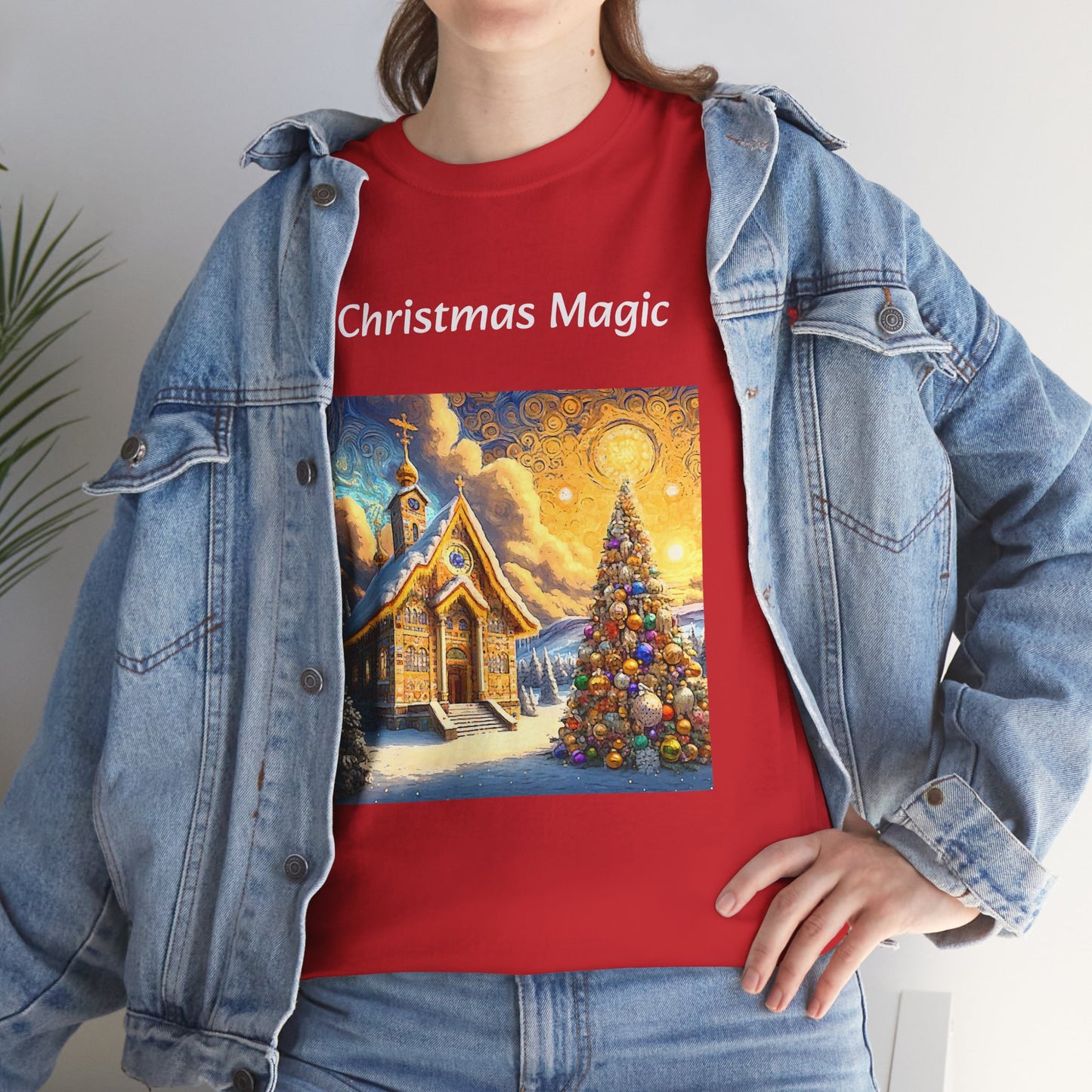 Magic Christmas Amazing Unisex Heavy Cotton Short Sleeve Tee Shirts!