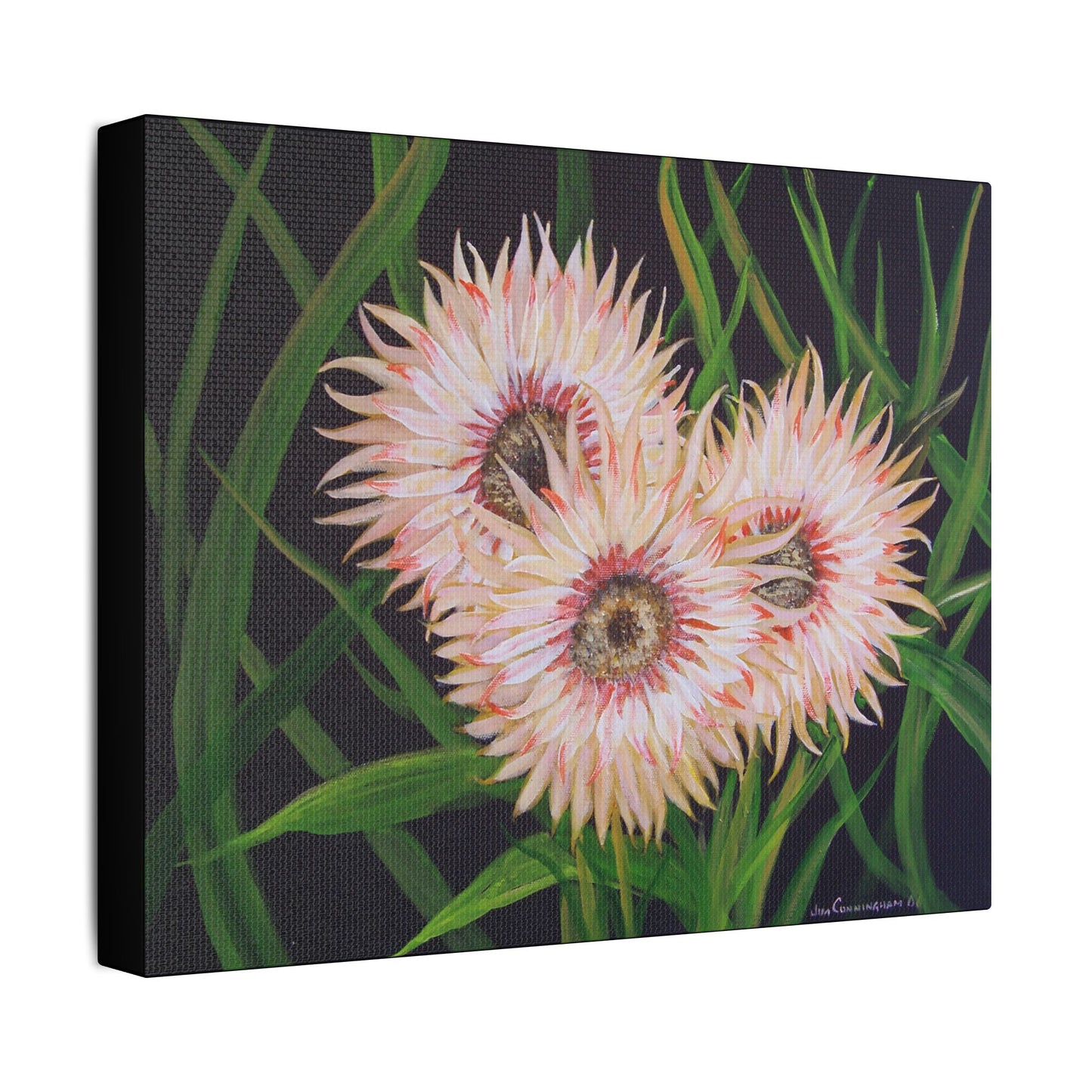 Garden's Glory- Art- Gallery Wrapped- Satin Stretched Canvas Gallery Wraps - No Frame Needed