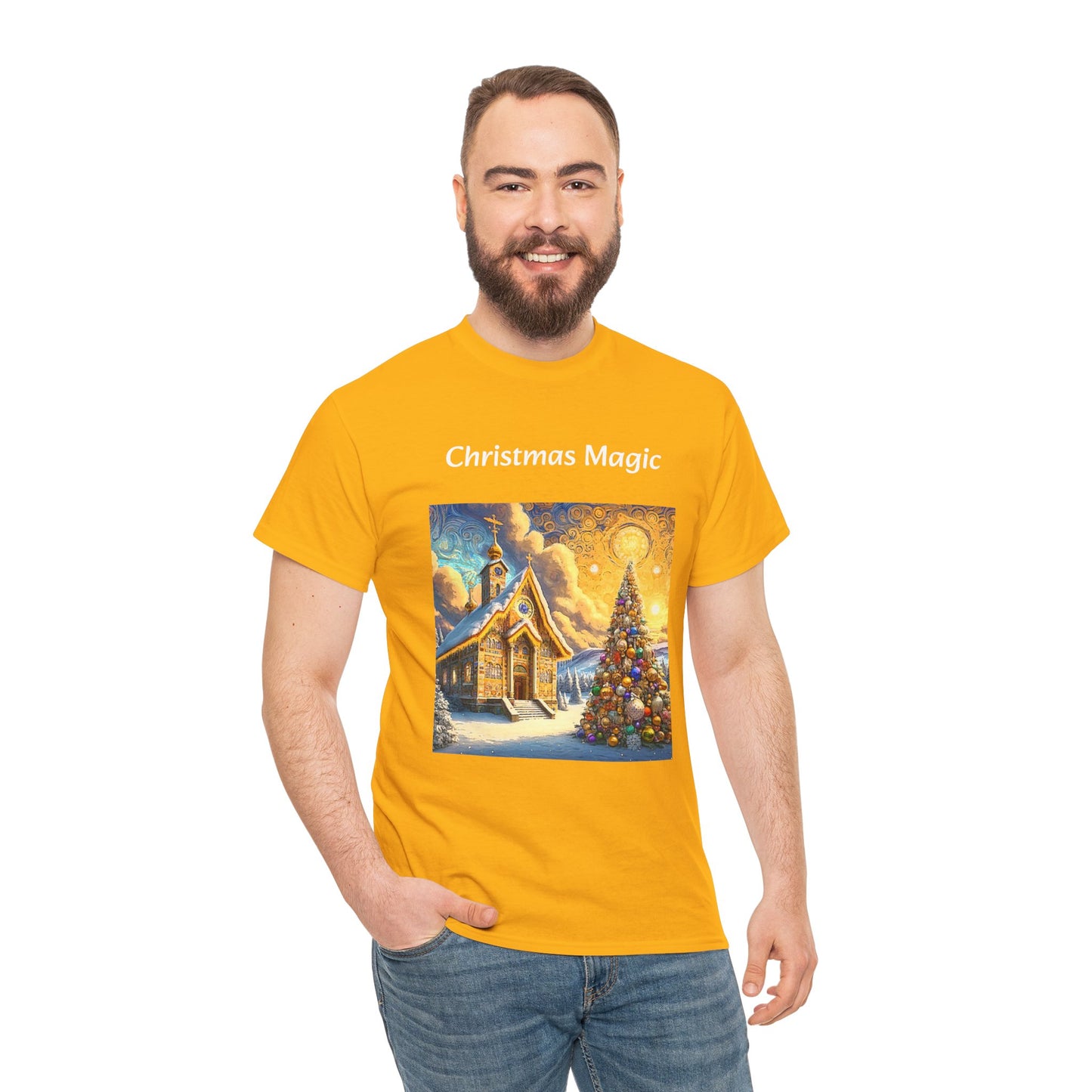 Magic Christmas Amazing Unisex Heavy Cotton Short Sleeve Tee Shirts!