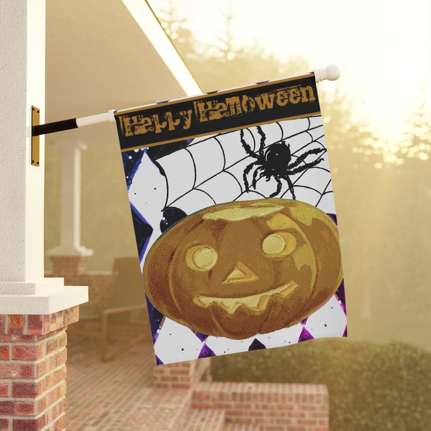 Happy Halloween Garden & House Banner