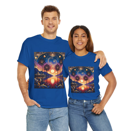 Tropical Dream- Amazing Unisex Heavy Cotton Short Sleeve Tee Shirts!