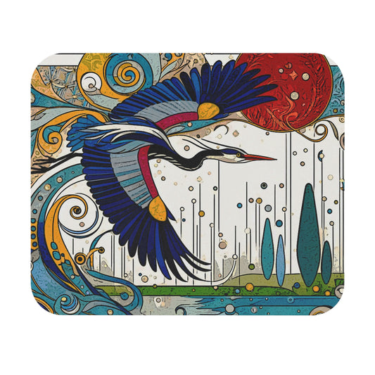 Blue Heron Mousepad