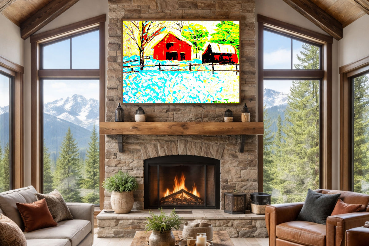 Forsyth Barns| Giclee Paper- Wood- Metal- Canvas