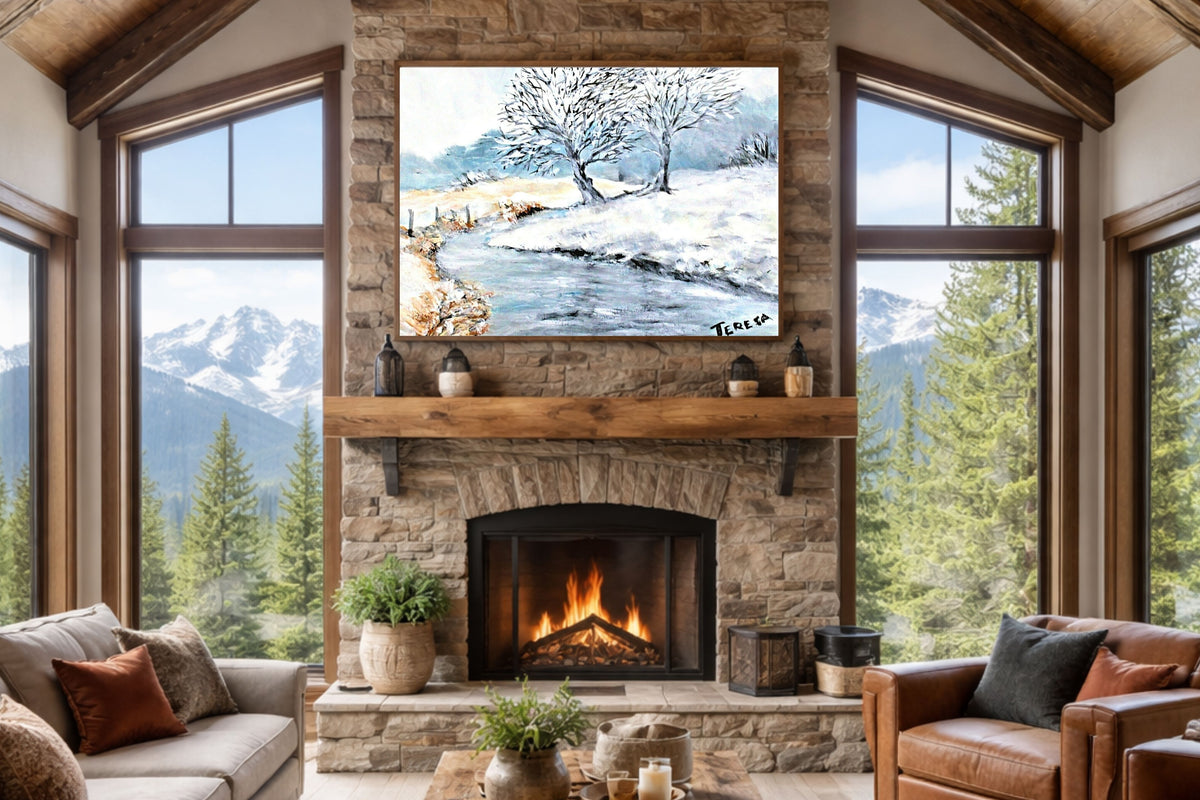 Watson Creek| Mountain Creek Art| Teresa Johnson Art| Giclee Paper- Wood- Metal- Canvas