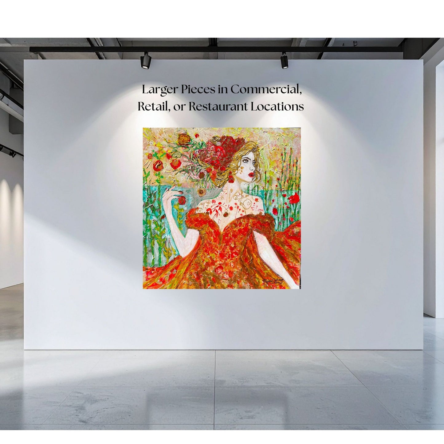 The Queen of Spring- Art Giclee Paper- Wood- Metal- Canvas