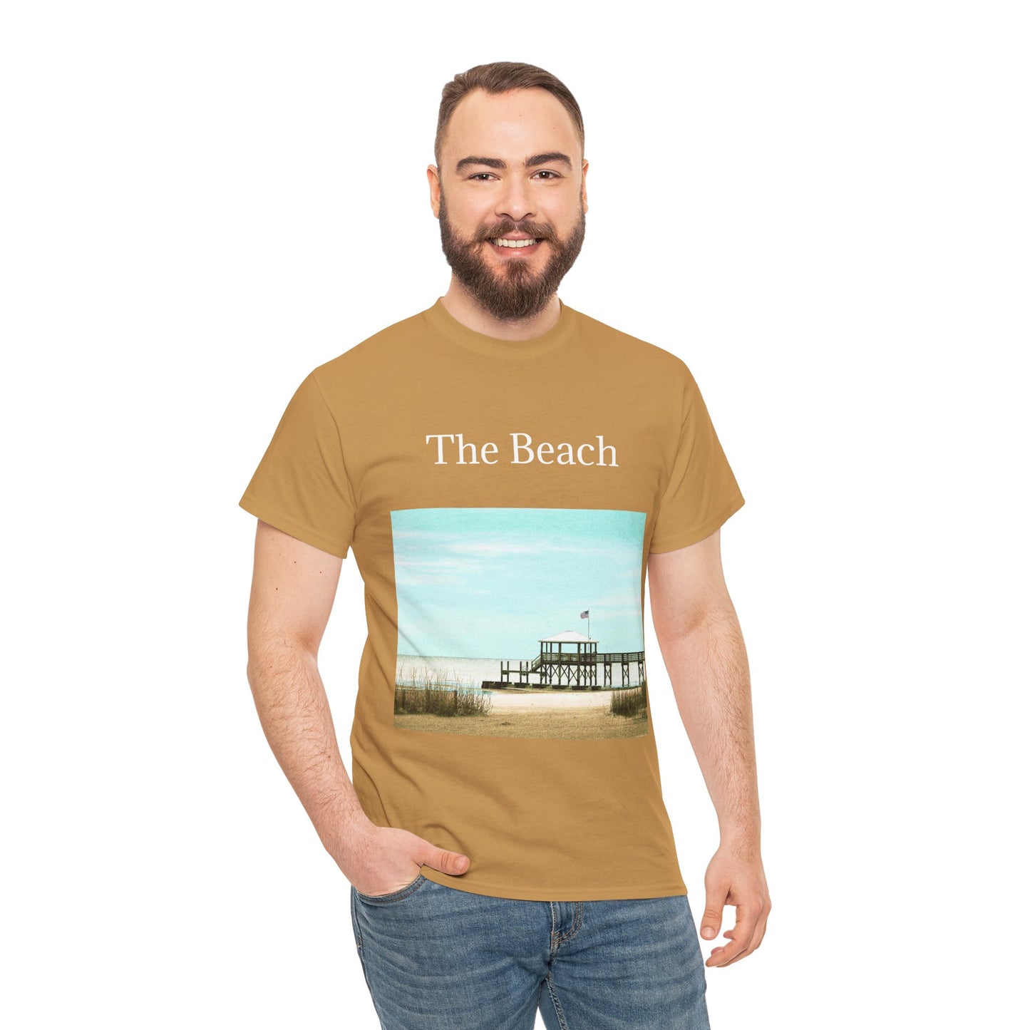 The Beach- Amazing Unisex Heavy Cotton Short Sleeve Tee Shirts!