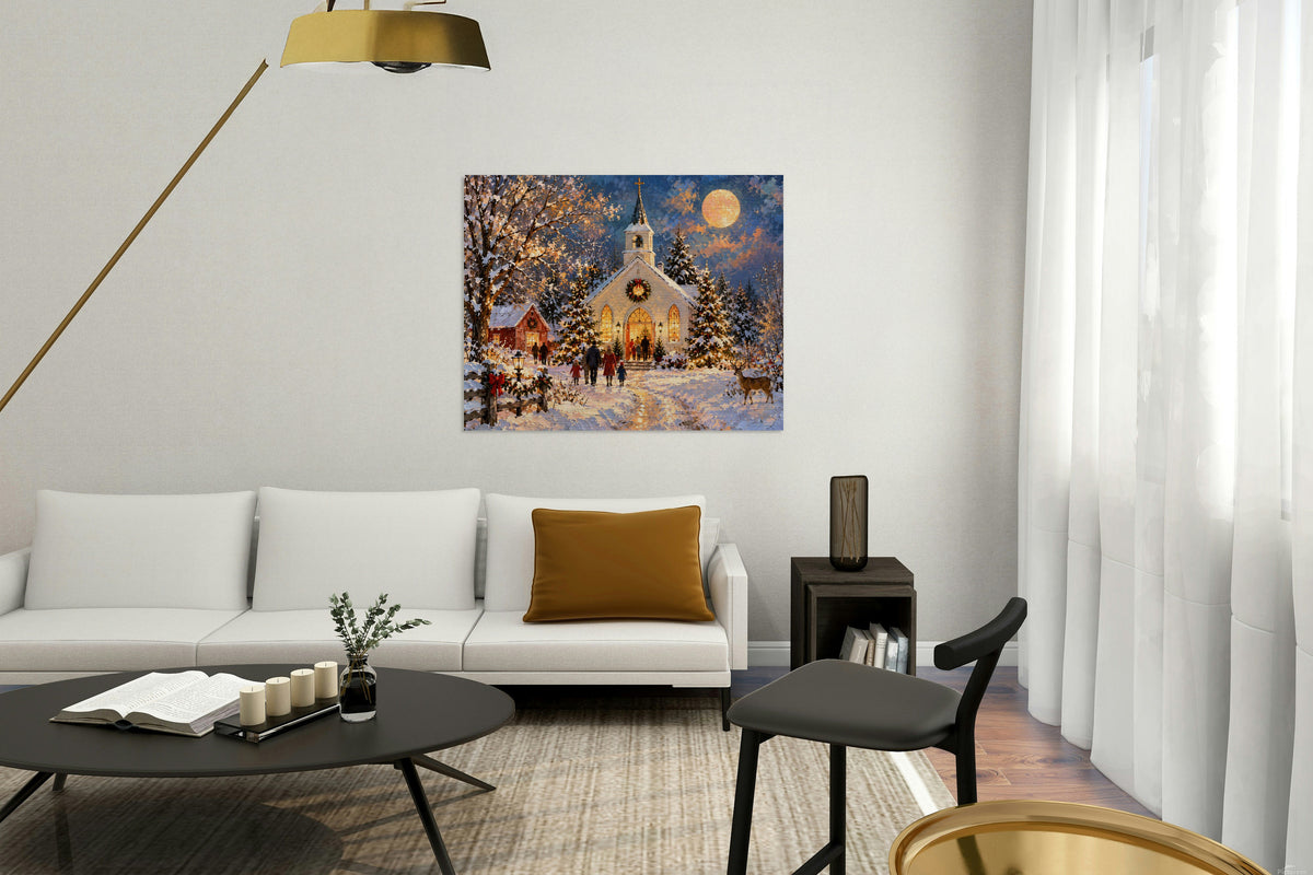 2782689 :: Christmas Eve At The Little Chapel Winter Church