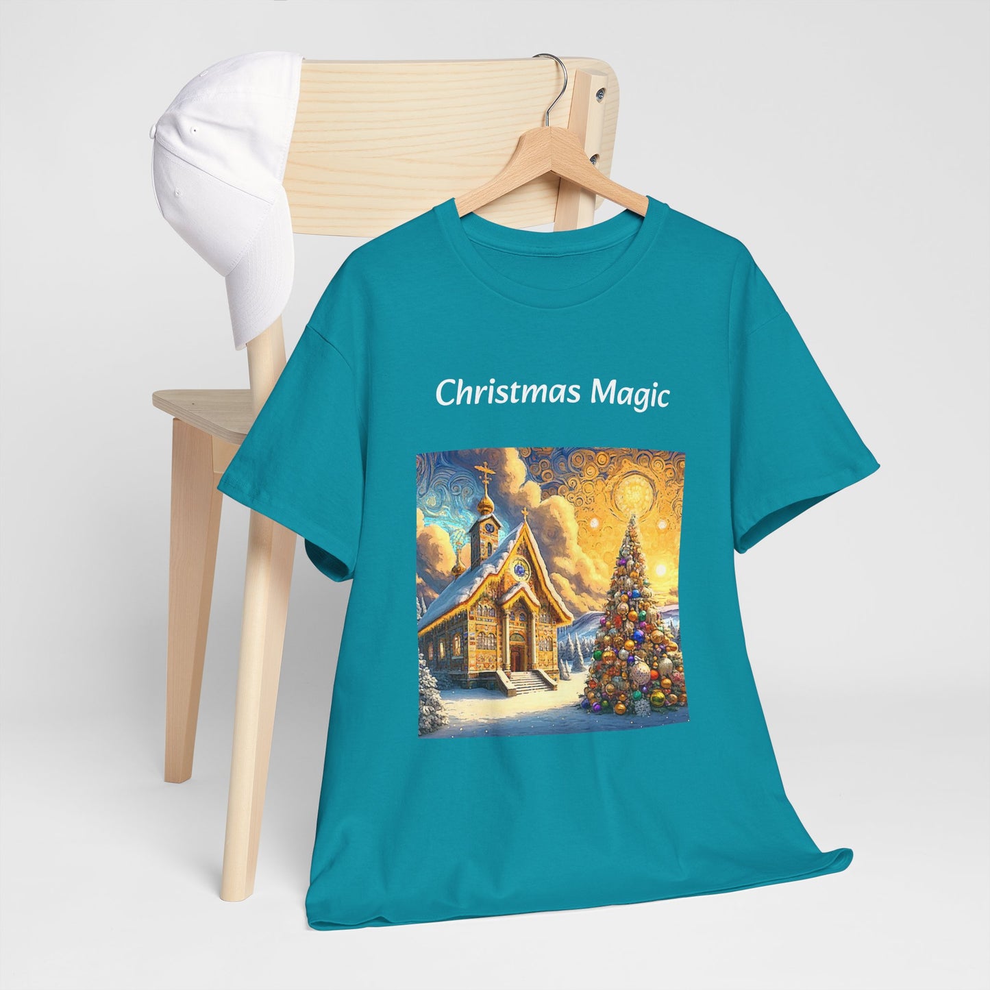 Magic Christmas Amazing Unisex Heavy Cotton Short Sleeve Tee Shirts!