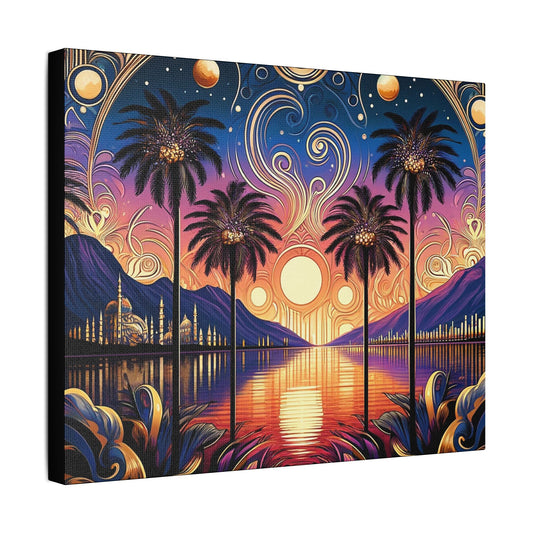 Tropical Dream- Art- Gallery Wrapped- Satin Stretched Canvas Gallery Wraps - No Frame Needed