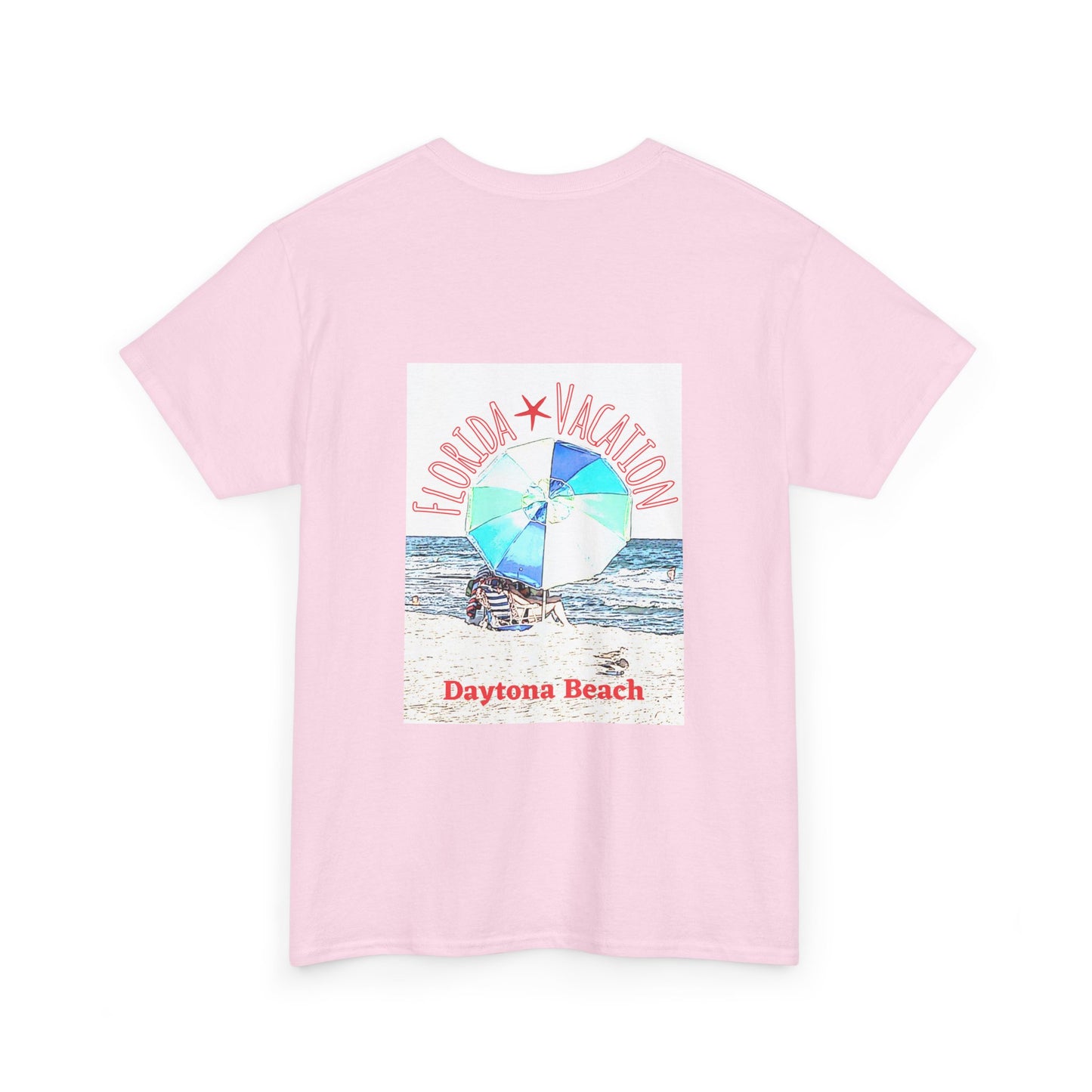 Florida Vacation Daytona Beach - Amazing Quality Unisex Heavy Cotton Short Sleeve Tee Shirts!