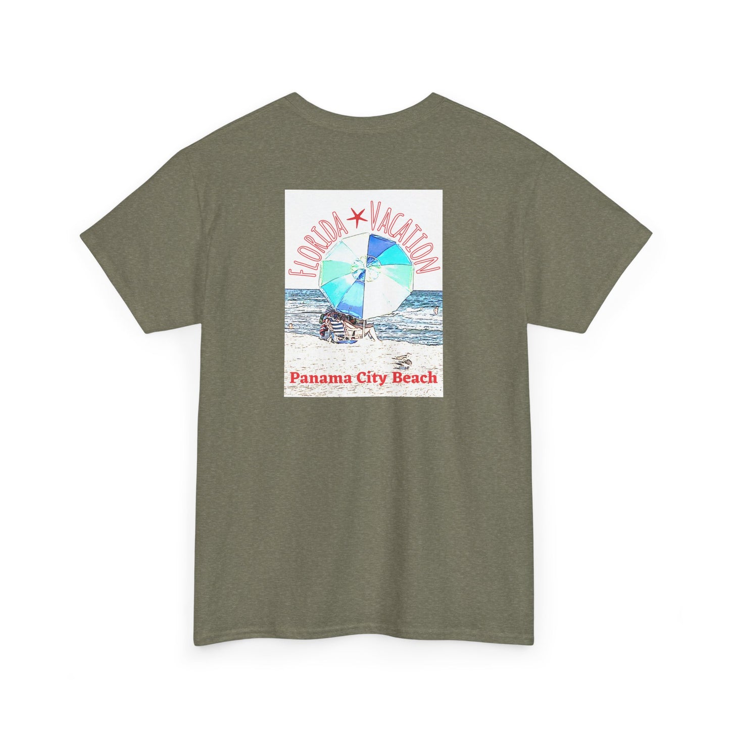 Florida Vacation Panama -Amazing Unisex Heavy Cotton Short Sleeve Tee Shirts!