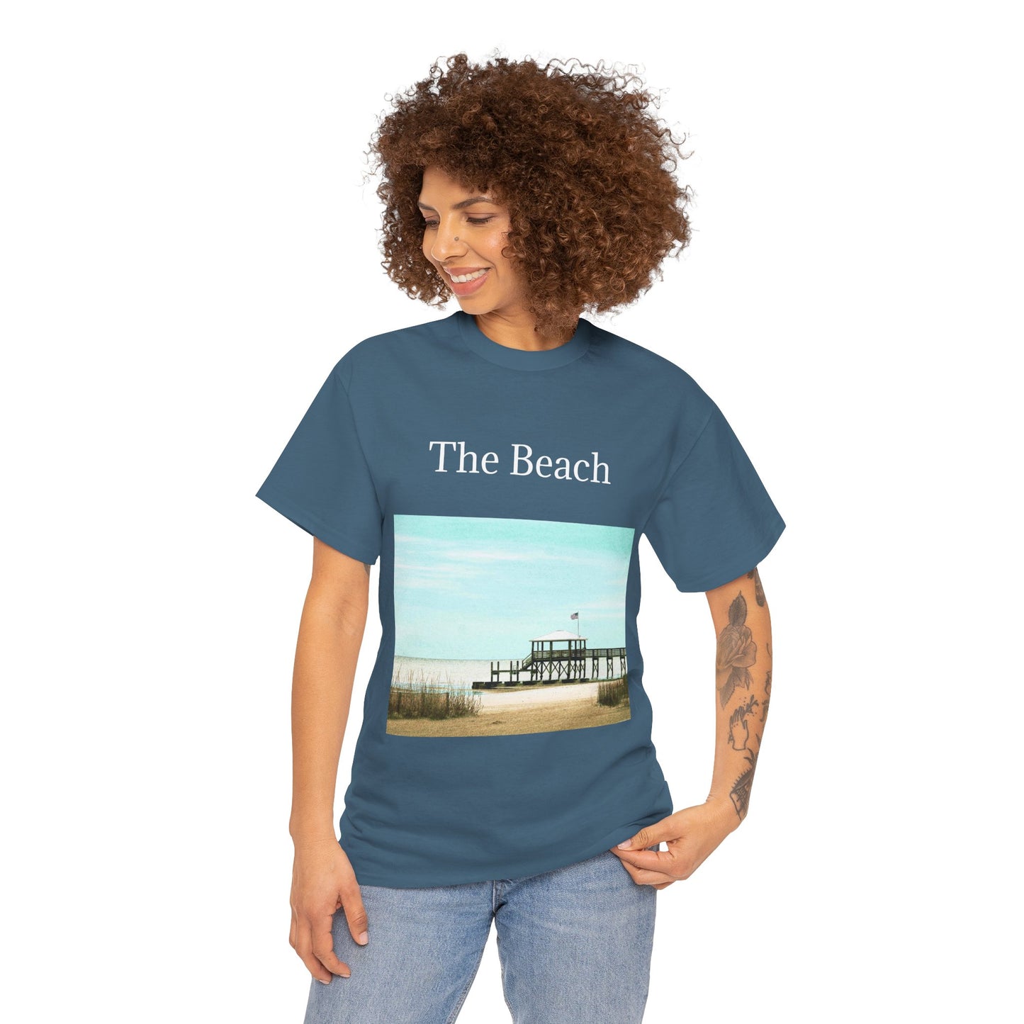 The Beach- Amazing Unisex Heavy Cotton Short Sleeve Tee Shirts!